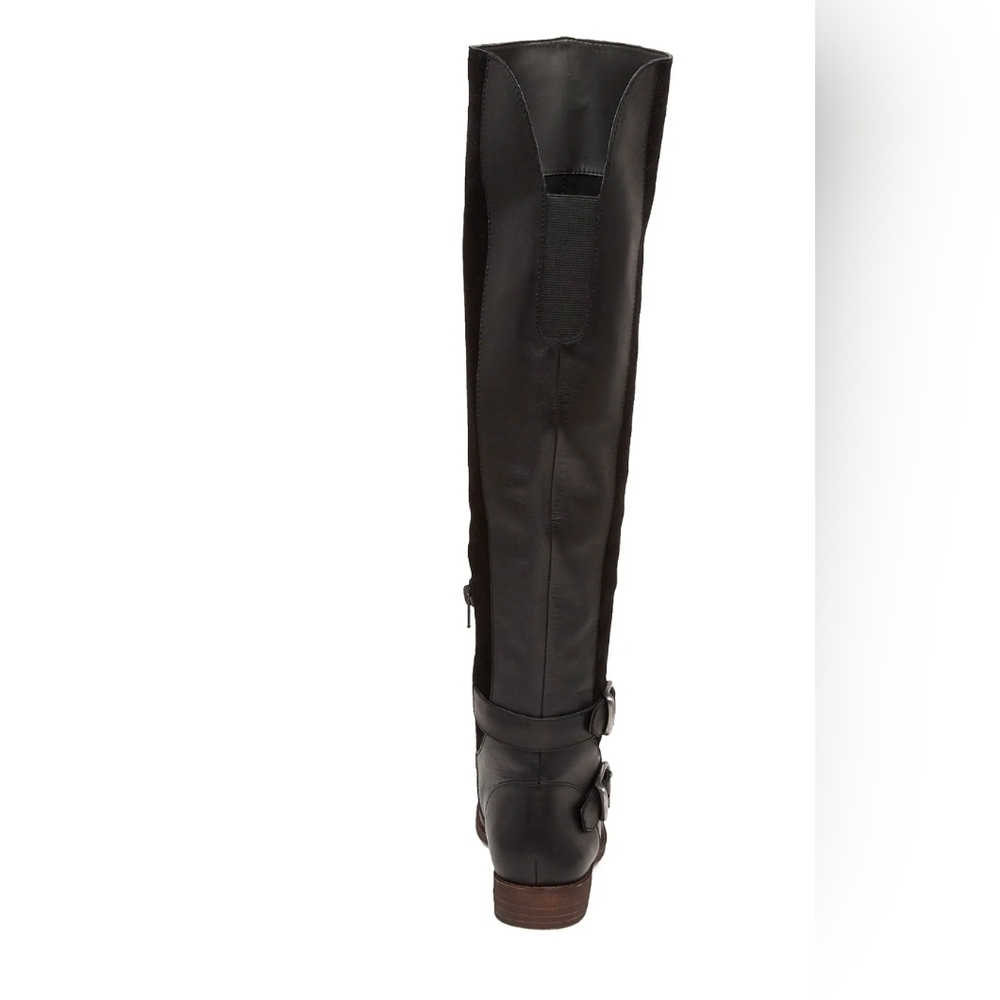 Lucky Brand Zosha Over the Knee Black Boots Size 8 - Picture 3 of 16